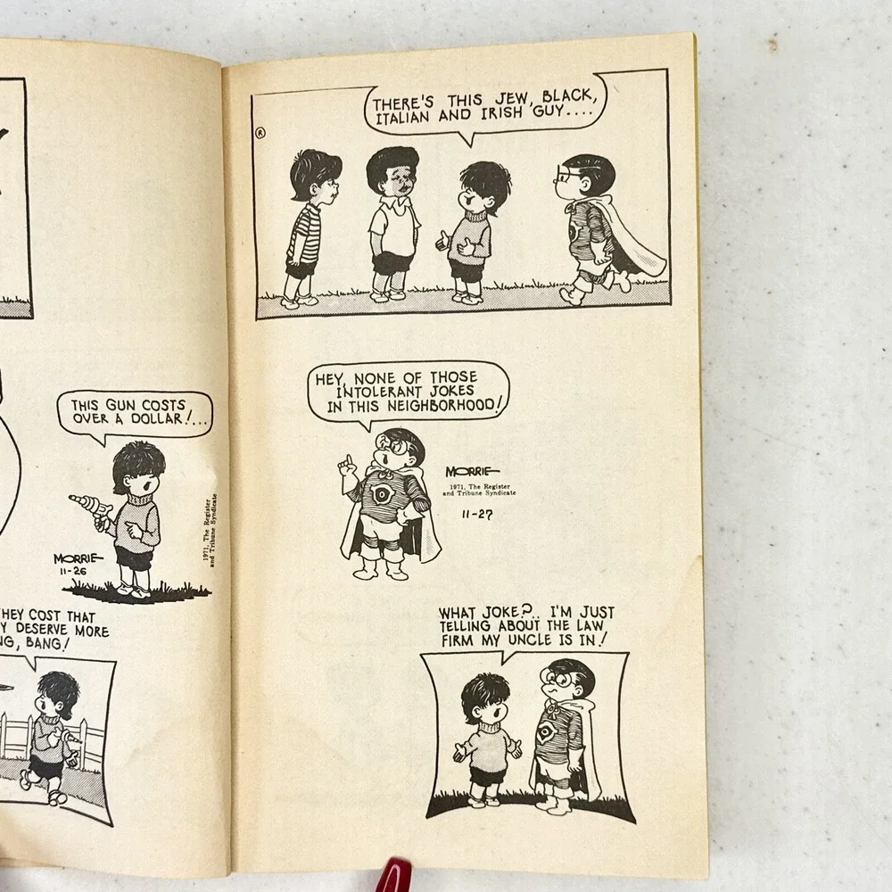 Vintage Comic-Strip Rainbow Power by Morrie Turner Wee Pals Gang Kid‎ Power Book